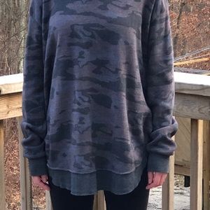 Navy Camo Sweater